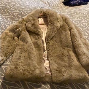 Kids Abercrombie faux fur coat